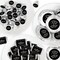 Big Dot of Happiness Masquerade - Mini Candy Bar Wrappers, Round Candy Stickers and Circle Stickers - Mask Party Candy Favor Sticker Kit - 304 Pieces